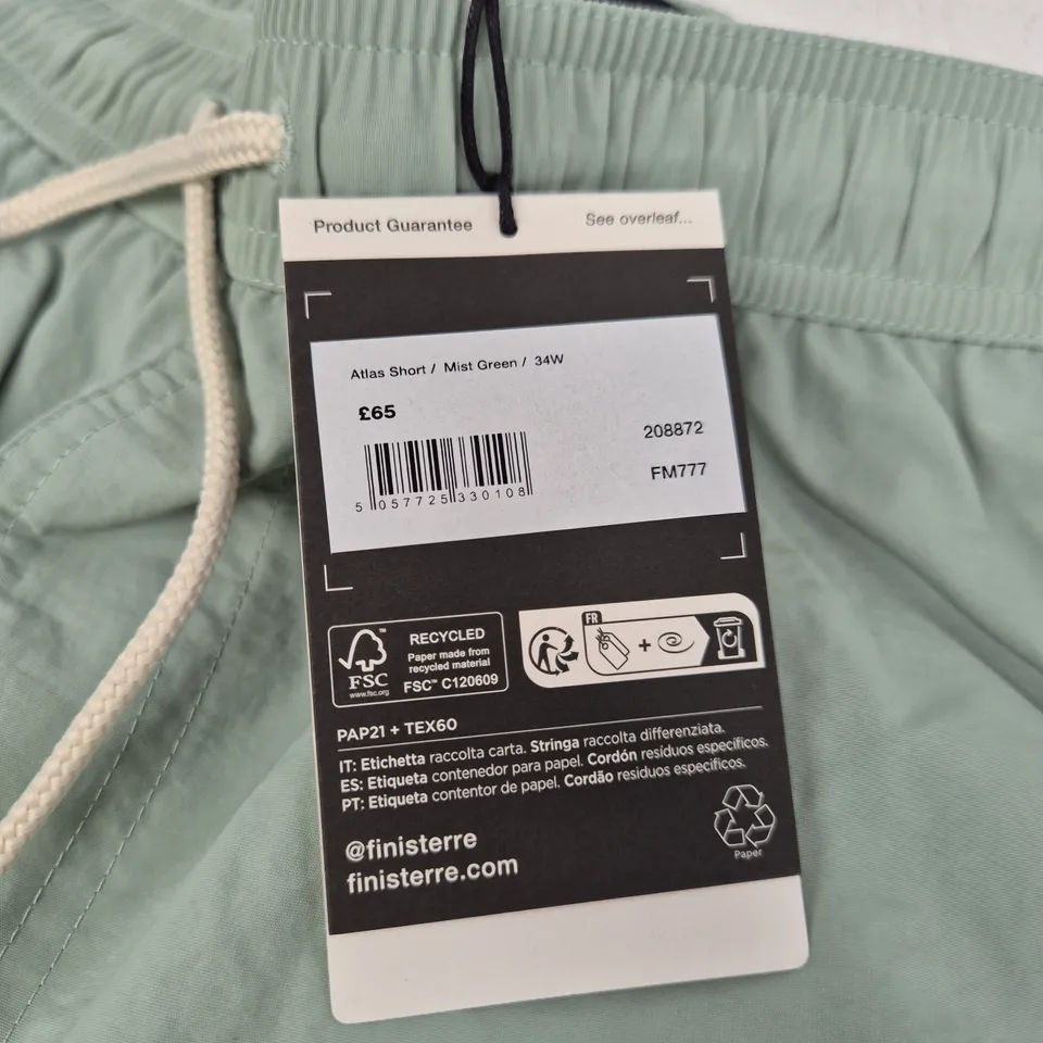 FINISTERRE ATLAS SWIMMING SHORTS – MIST GREEN, UK 34 (34W)