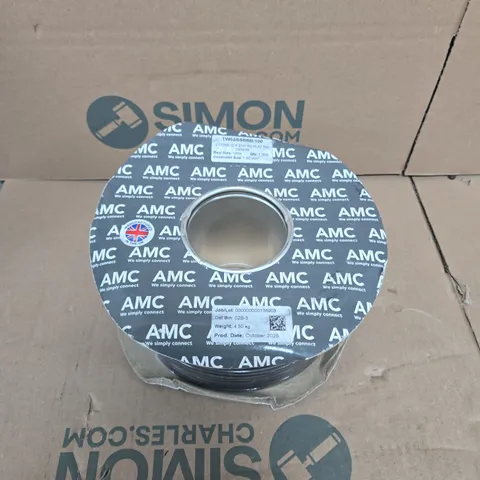 AMC 2 CORE THIN WALL CABLE (FLAT TWIN) - 2 X 21A (1.5MM²)  100M REEL