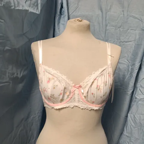FREYA CHERISH ME BRA β WHITE FLORAL, UK 30E