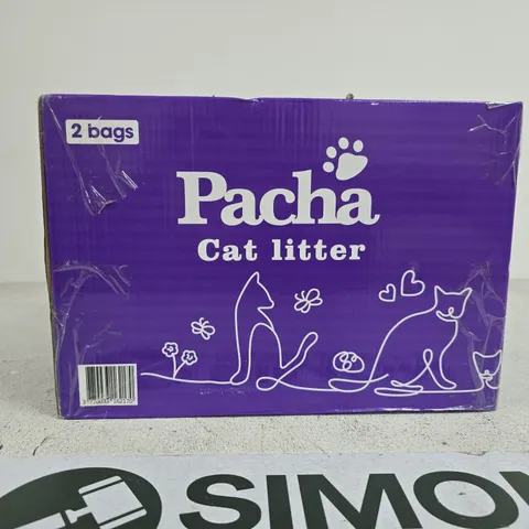 PACHA CAT LITTER – 2 BAGS (FORMULATED WITH VETS)