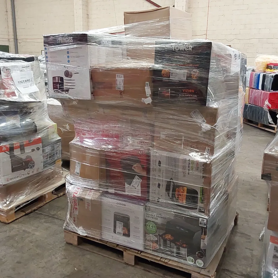 PALLET OF APPROXIMATELY 25 UNPROCESSED RAW RETURN HOUSEHOLD AND ELECTRICAL GOODS TO INCLUDE;