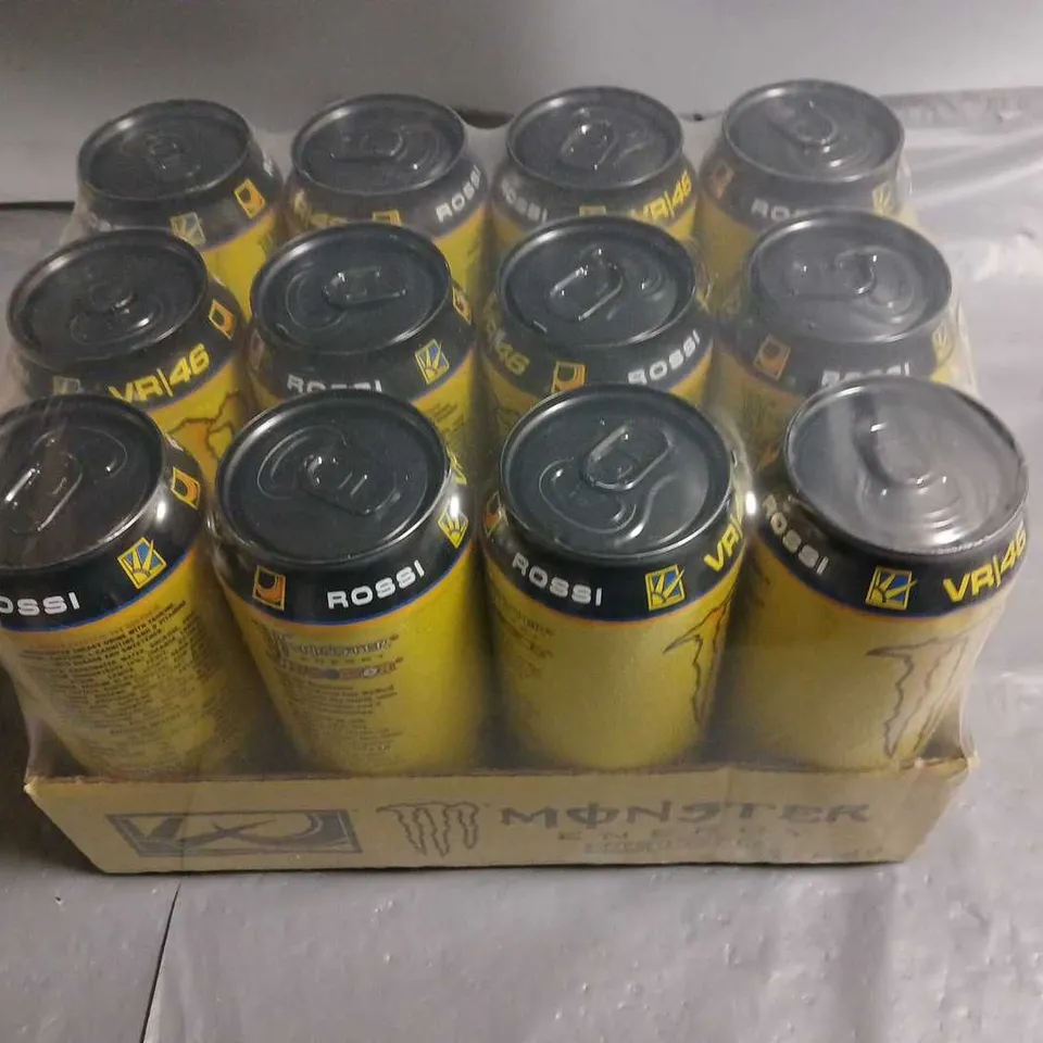 12-CAN PACK OF 500ML MONSTER ENERGY ROSSI 