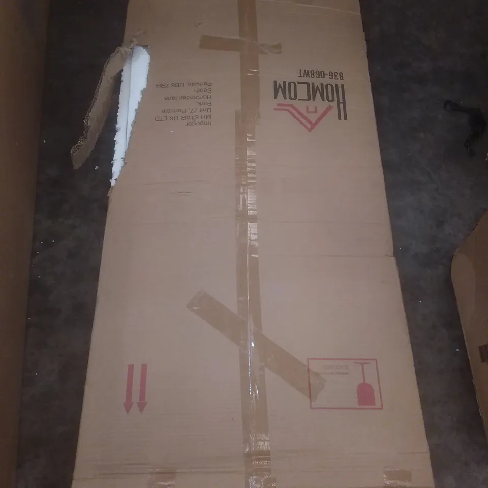 BOXED COMPUTER DESK WHITE