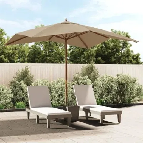 BOXED BAHEERATHAN 300CM MARKET PARASOL