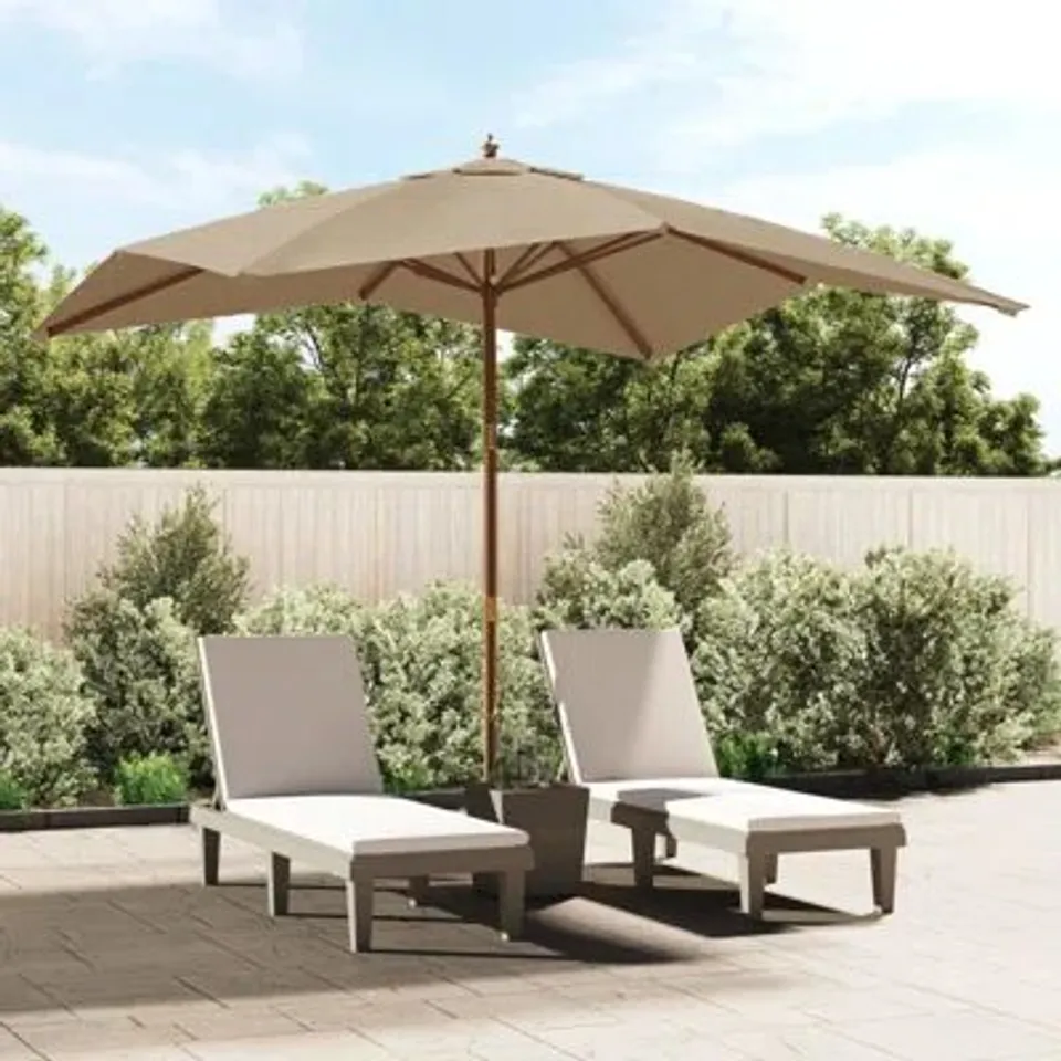 BOXED BAHEERATHAN 300CM MARKET PARASOL
