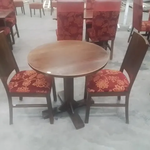 PUB RESTAURANT DINING TABLE WITH 2 CHAIRS