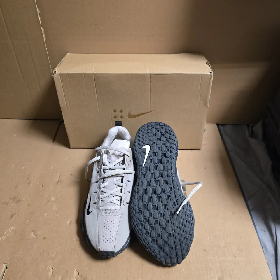 NIKE SNEAKERS – LIGHT GREY/WHITE, BOXED - UK SIZE  6.5 