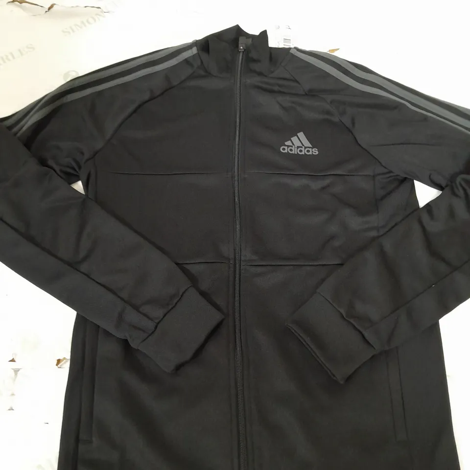 ADIDAS LOGO ZIPPED JACKET SIZE S