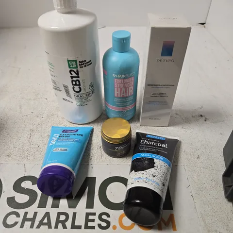 APPROXIMATELY 15 ASSORTED HEALTH & BEAUTY PRODUCTS TO INCLUDE MOUTHWASH, SKIN CLEANER, HAIR REMOVER ETC