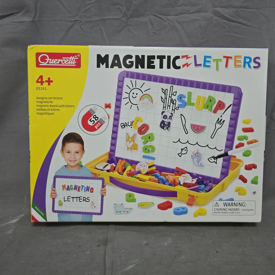 MAGNETIC LETTERS - 58 PIECES