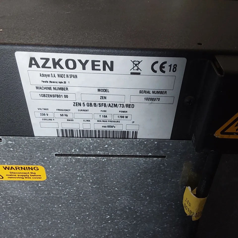 COFFETEK AZKOYEN ZEN 5 COMMERCIAL COFFEE MACHINE 