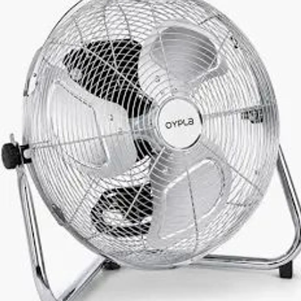 12" INCH CHROME 3 SPEED FLOOR STANDING GYM FAN HYDROPONIC  (240)