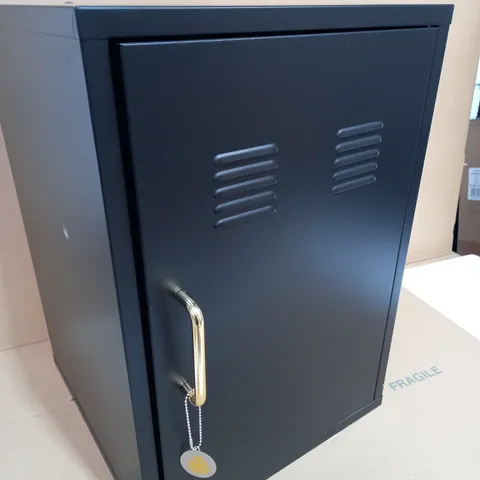 BUNDLEBERRY BY AMANDA HOLDEN BLACK LOCKER SIDE TABLE