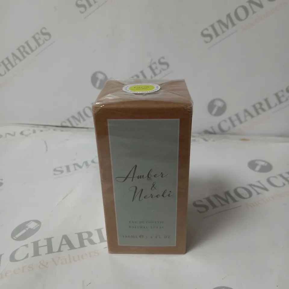 AMBER & NEIOLI CITRIS FOR HIM EAU DE TOILETTE 100ML - SEALED 
