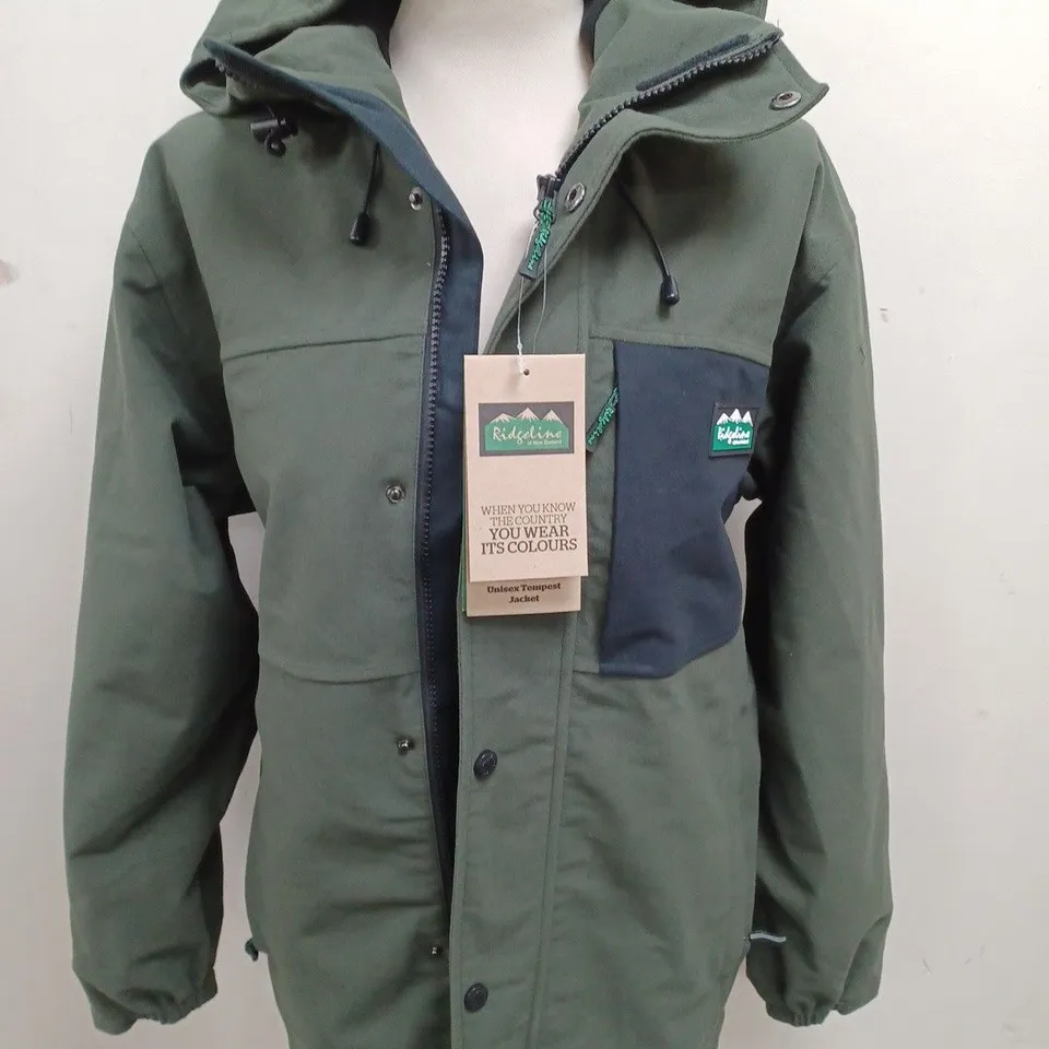 RIDGELINE TEMPEST JACKET INFOREST GREEN - XXS 08