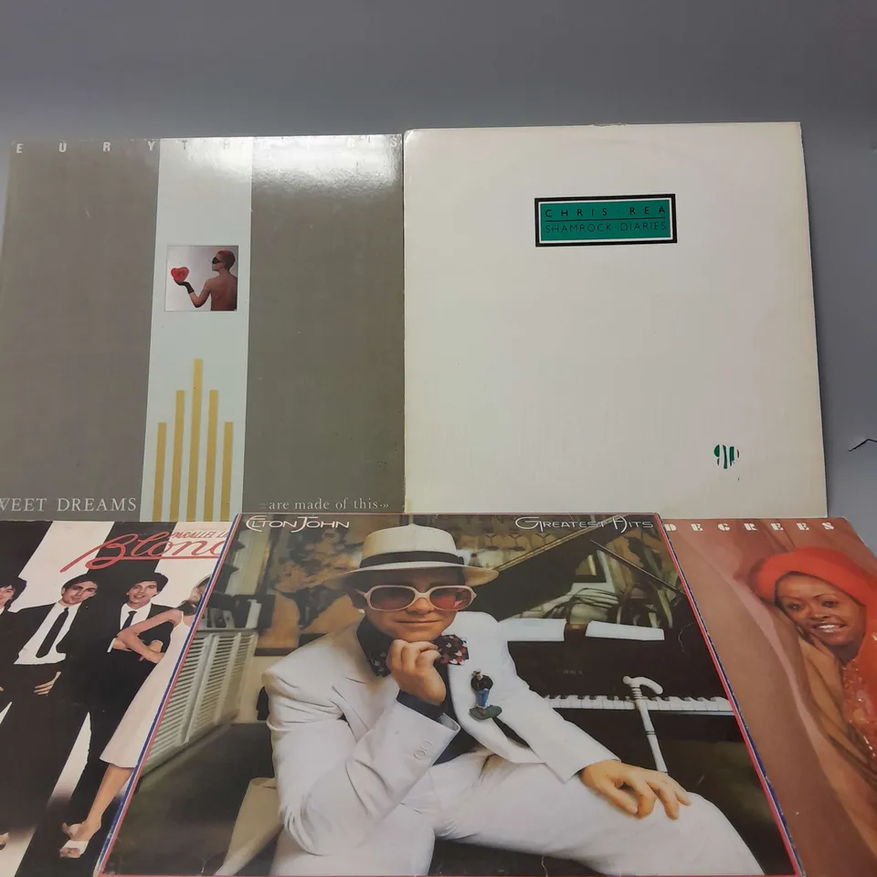 10 ASSORTED VINYL RECORDS TO INCLUDE NOW THATS WHAT I CALL MUSIC 11, HUE AND CRY SEDUCED AND ABANDONED, ABBA THE ALBUM, ETC