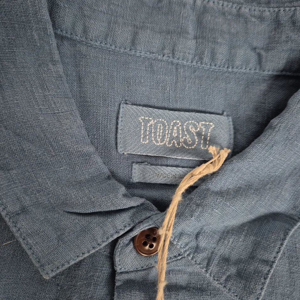 TOAST LINEN SHIRT – MISTY BLUE, UK SIZE M