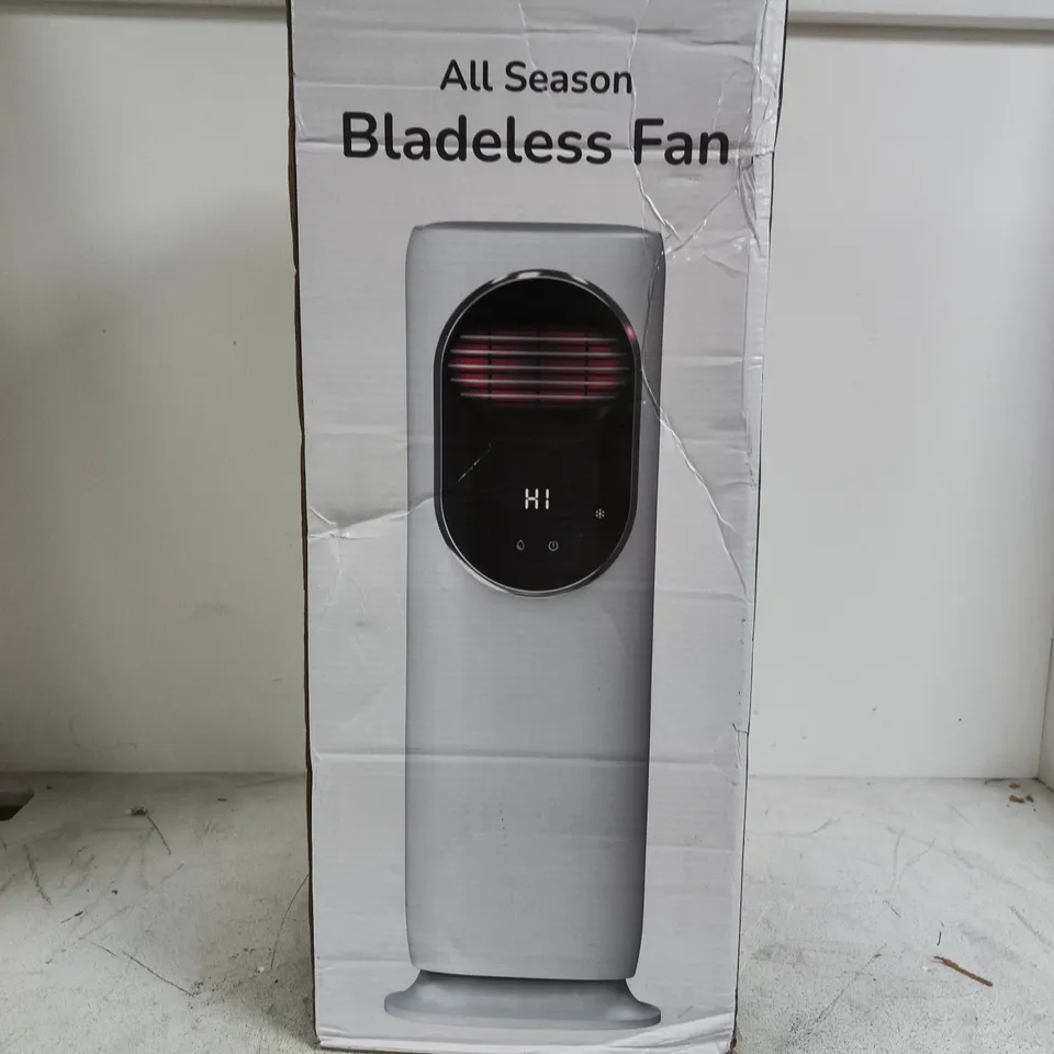 BLISS & BEYOND ALL SEASON BLADELESS FAN – TALL TOWER (BOXED)
