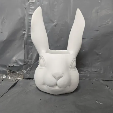 HEAVEN SENDS WHITE BUNNY HEAD POT