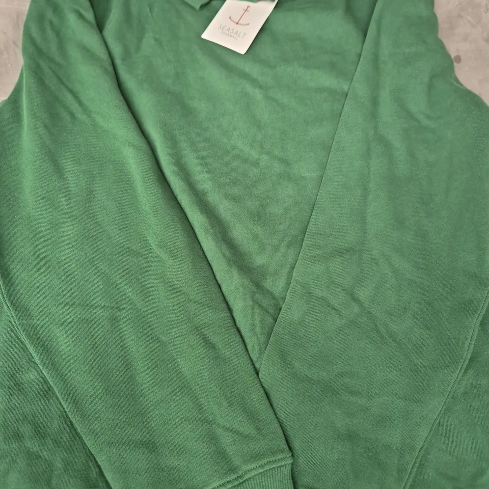 SEASALT BREMBLE SWEATSHIRT – EVERGREEN, UK 14