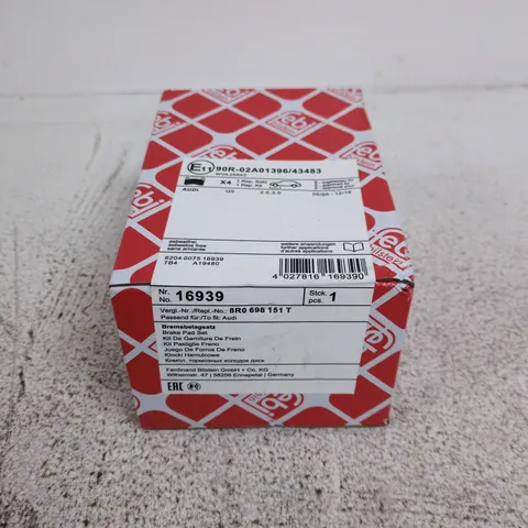 BOXED FEBI 16939 BRAKE PADS SET