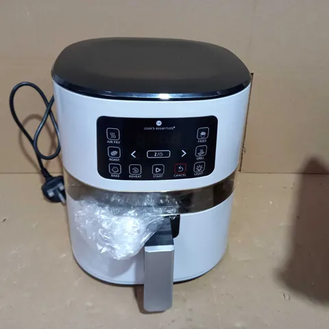 COOK'S ESSENTIALS 4.0L AIR FRYER WITH DIGITAL TOUCHSCREEN & VIEWING SCREEN - COOL GREY