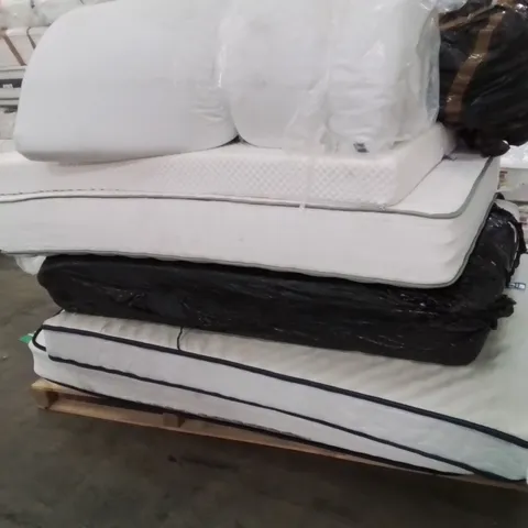 PALLET CONTAINING 8 MATTRESSES IN VARIOUS SIZES AND QUALITY