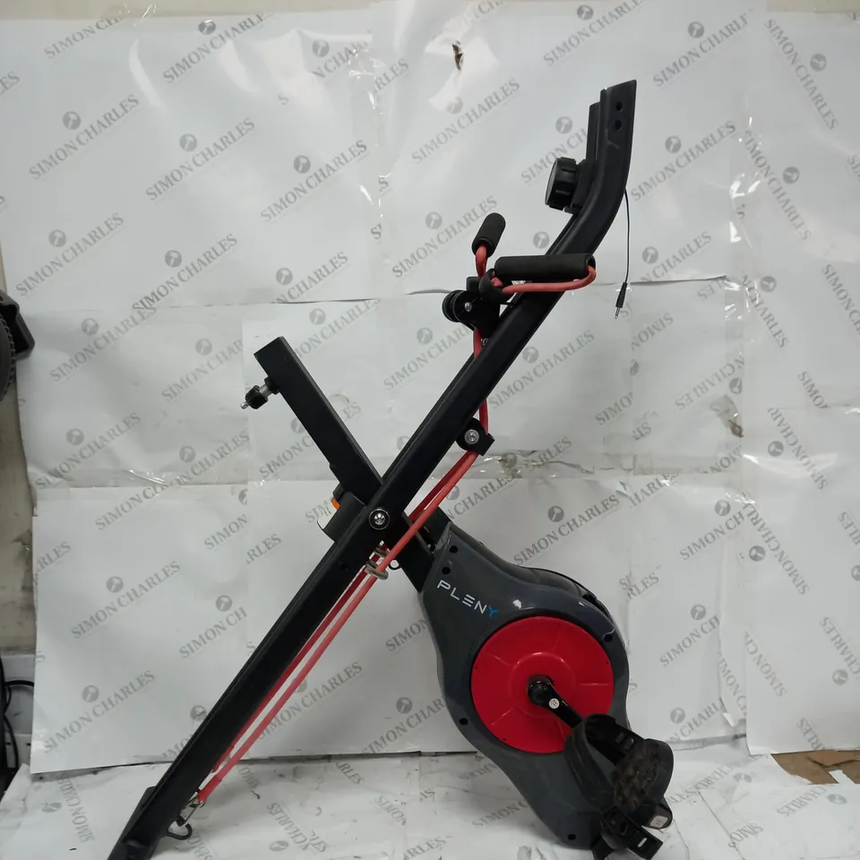 UNBOXED PLENY FOLDING EXERCISE BIKE - COLLECTION ONLY 