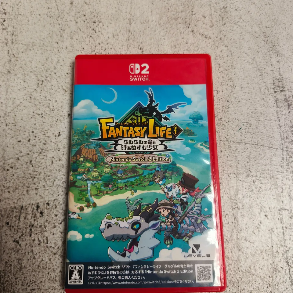 SEALED NINTENDO SWITCH – FANTASY LIFE I (JP/JPN) 