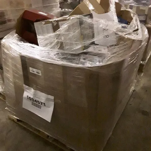 PALLET OF APPROXIMATELY 101 UNPROCESSED RAW RETURN HOUSEHOLD AND ELECTRICAL GOODS TO INCLUDE;