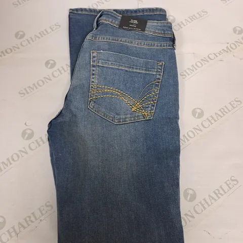 DIVIDED FLARE LOW WAIST DENIM JEANS SIZE 12