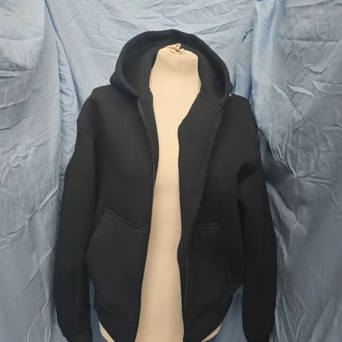 PULL AND BEAR STWD HOODIE – BLACK, UK SMALL