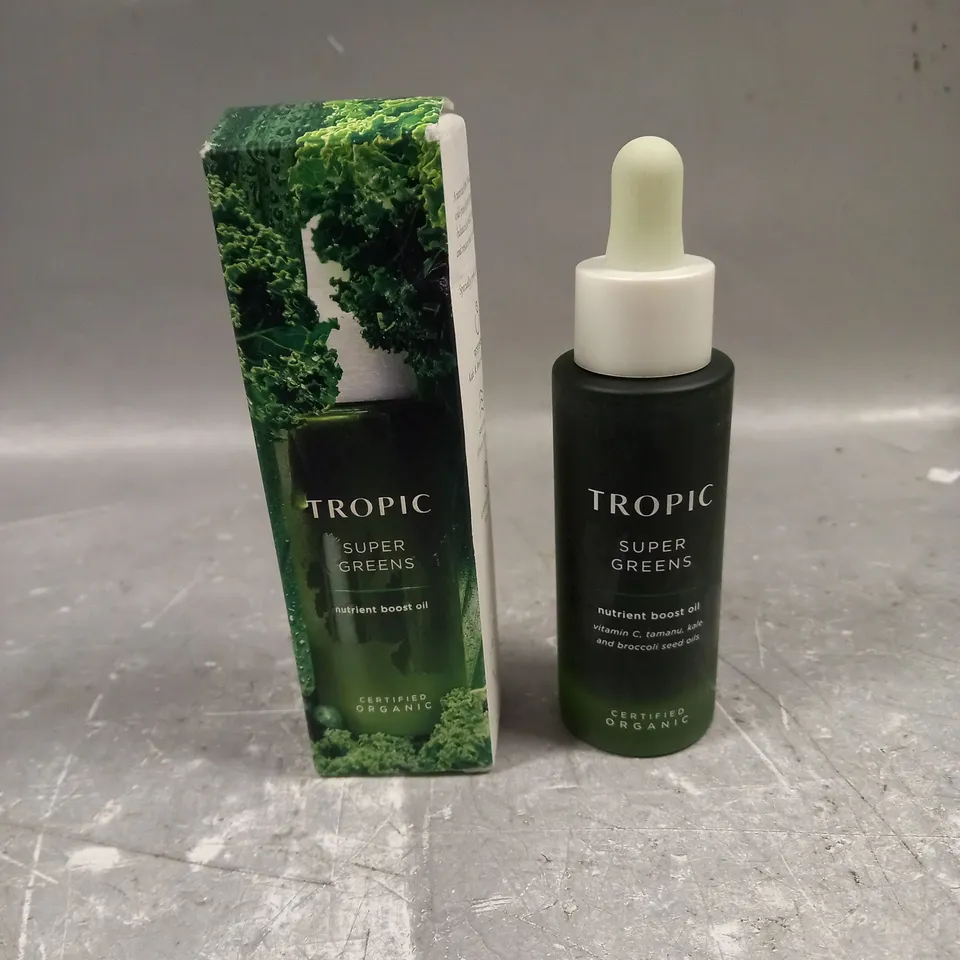 BOXED TROPIC SKINCARE SUPER GREENS NUTRIENT BOOST OIL 30ML