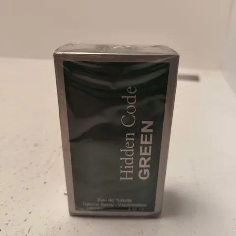 BOXED AND SEALED HIDDEN CODE GREEN EAU DE TOILETTE 100ML