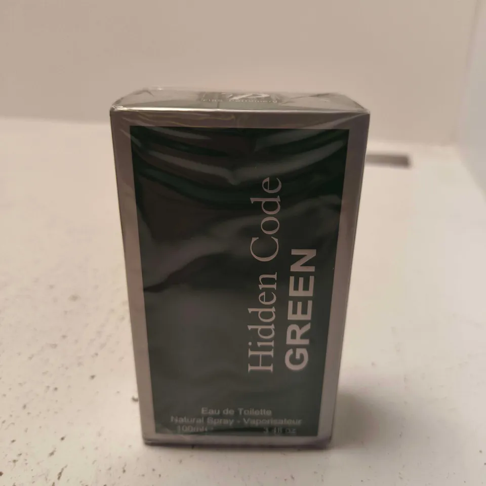 BOXED AND SEALED HIDDEN CODE GREEN EAU DE TOILETTE 100ML