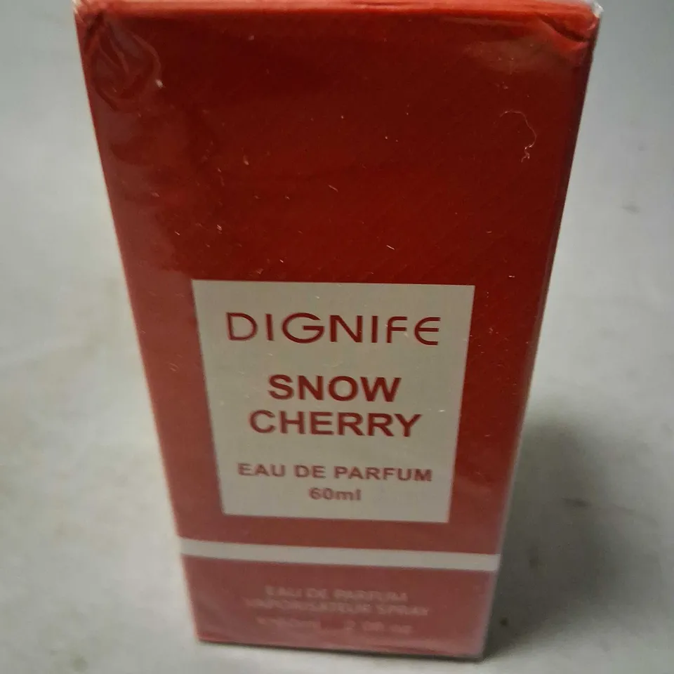 BOXED AND SEALED DIGNIFE SNOW CHERRY EAU DE PARFUM 60ML