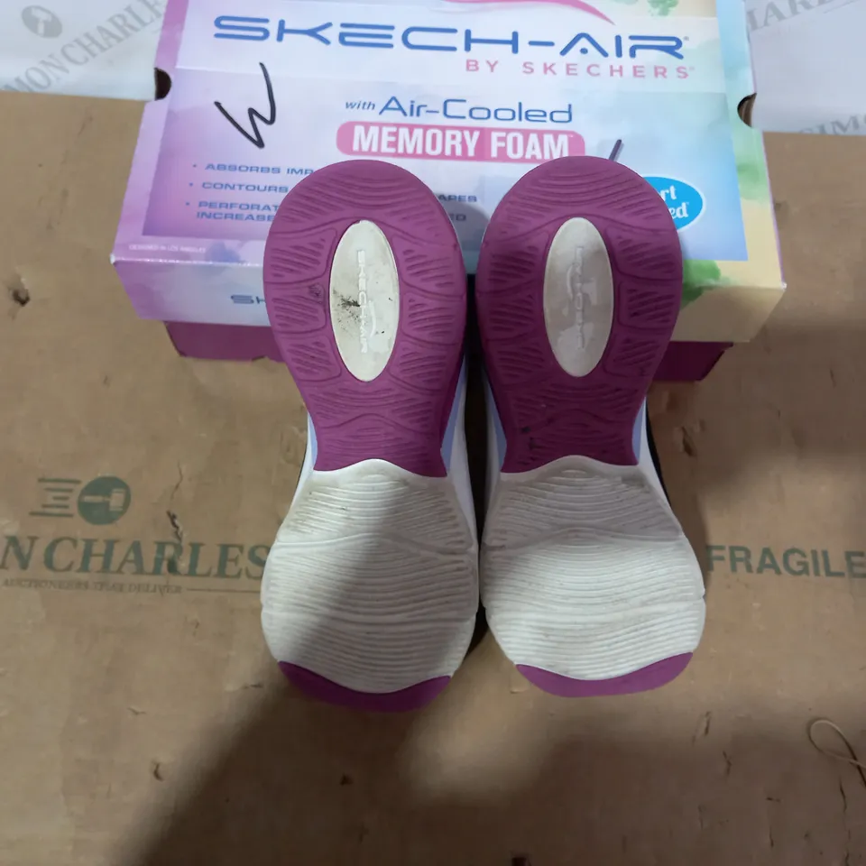 BOXED PAIR OF SKECHERS - SIZE 5