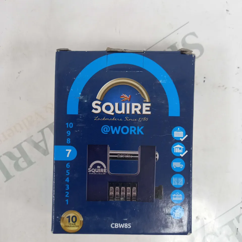 SQUIRE CODE PADLOCK MOD EL NO CBW85 BX IN BLUE