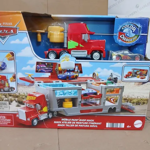 DISNEY PIXAR CARS COLOUR CHANGERS MOBILE PAINT SHOP MACK