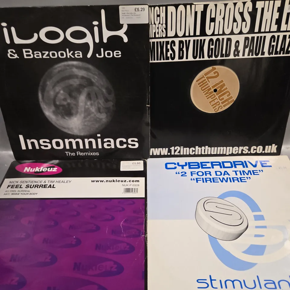 APPROXIMATELY 20 ASSORTED VINYLS TO INCLUDE ILOGIK, PAUL GLAZY, NUKLEUZ ETC - COLLECTION ONLY	