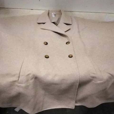 4 BOXES OF APPROXIMATELY 10 MARLA WYNNE DOUBLE BRASTED CAPE COAT LIGHT OATMEAL - SIZE SMALL