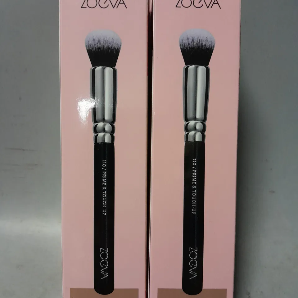 4 ZOEVA 110 PRIME AND TOUCH-UP BRUSHES