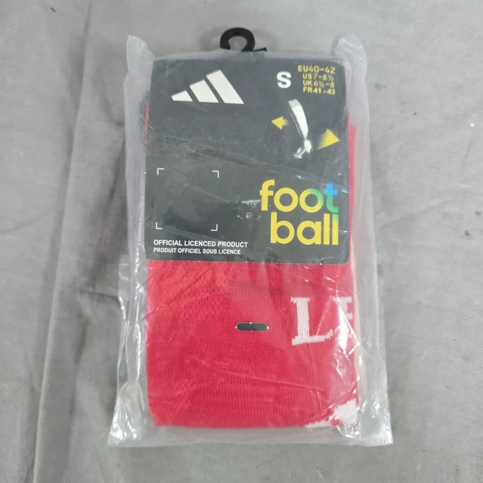 BAGGED ADIDAS LIVERPOOL FOOTBALL SOCKS - UK 6.5-8