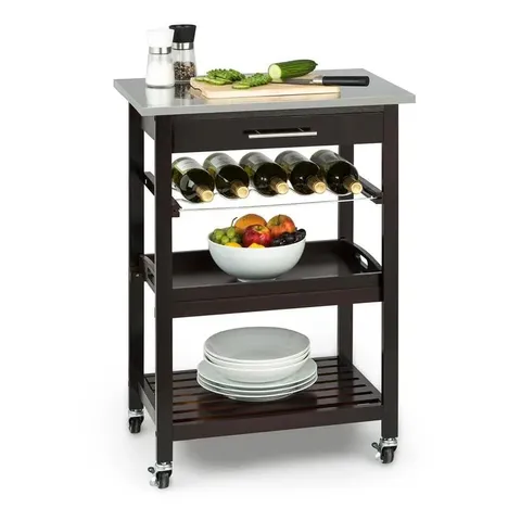 BOXED KLARSTEIN VERMONT SERVING TROLLEY