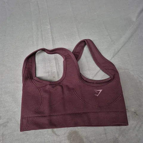 GYMSHARK LINEAR SEAMLESS SPORTS BRA - SIZE XXS