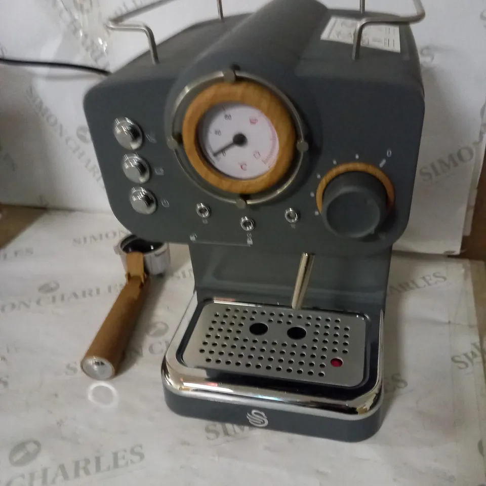 SWAN ESPRESSO COFFEE MAKER - GREY