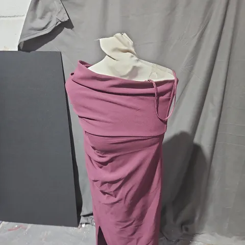 ABERCROMBIE & FITCH WOMEN'S PURPLE OFF-SHOULDER DRESS, SIZE M