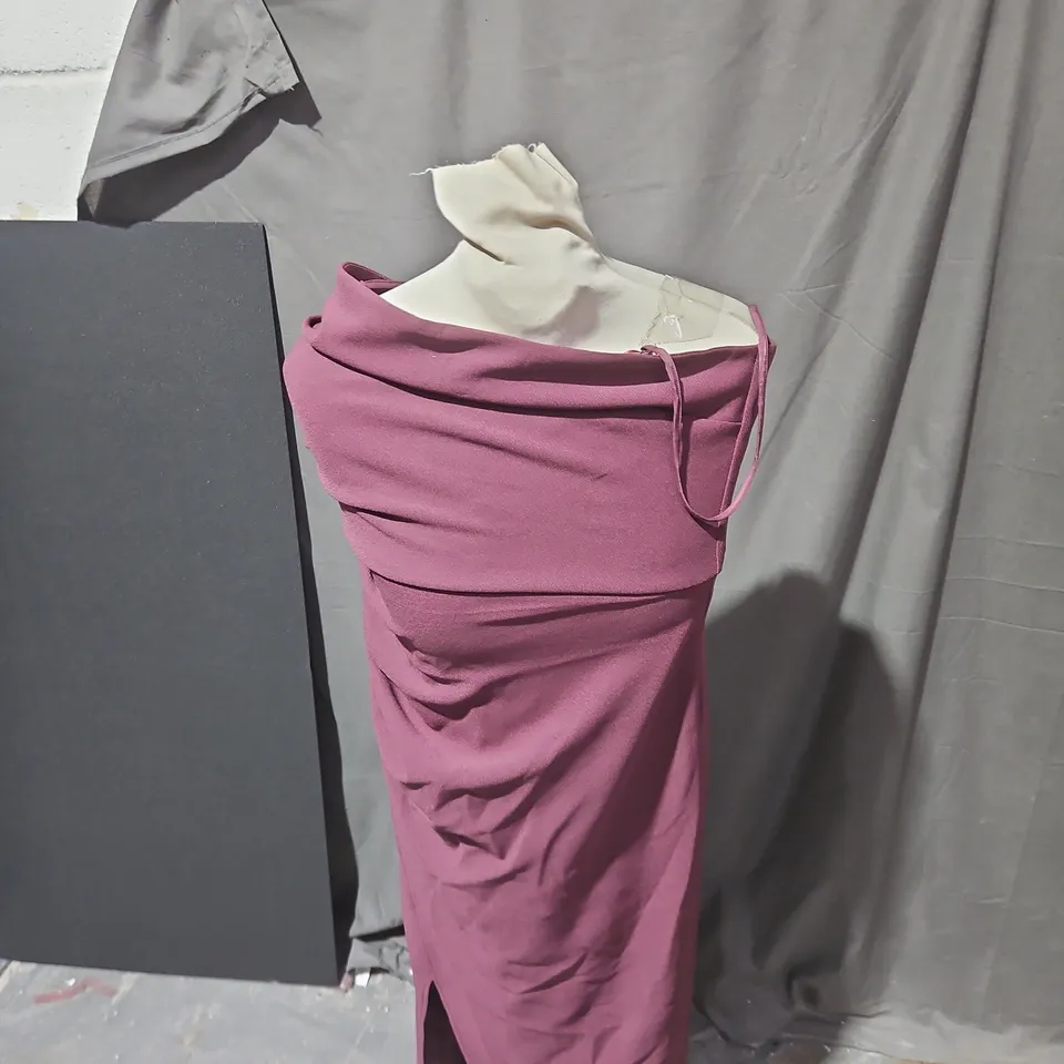 ABERCROMBIE & FITCH WOMEN'S PURPLE OFF-SHOULDER DRESS, SIZE M