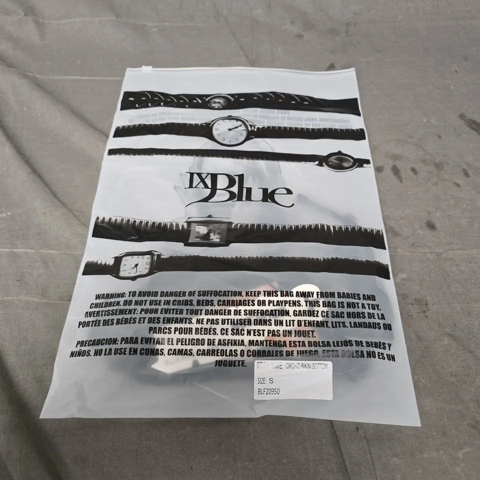 1X BLUE ORCHID BIKINI BOTTOM – WOMEN'S SWIMWEAR, SIZE S