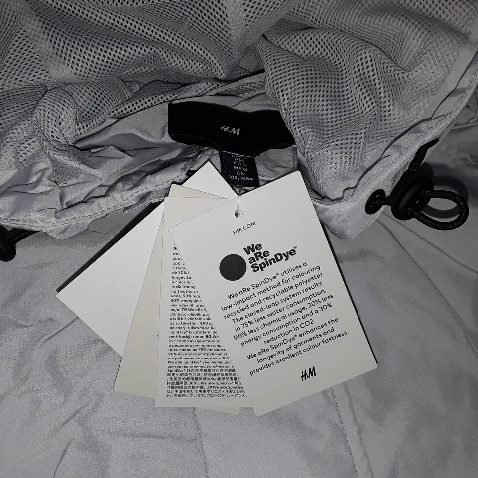 H&M OFF WHITE WATER REPELLENT JACKET - EUR L